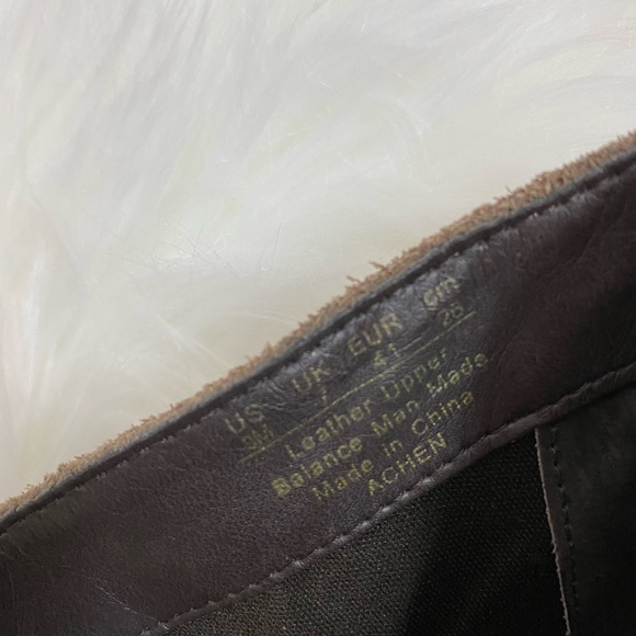 π₯MAKE ME AN OFFERπ₯ GUC Franco Sarto Suede Wedge Desert Lace-Up Boots Booties - Picture 6 of 9